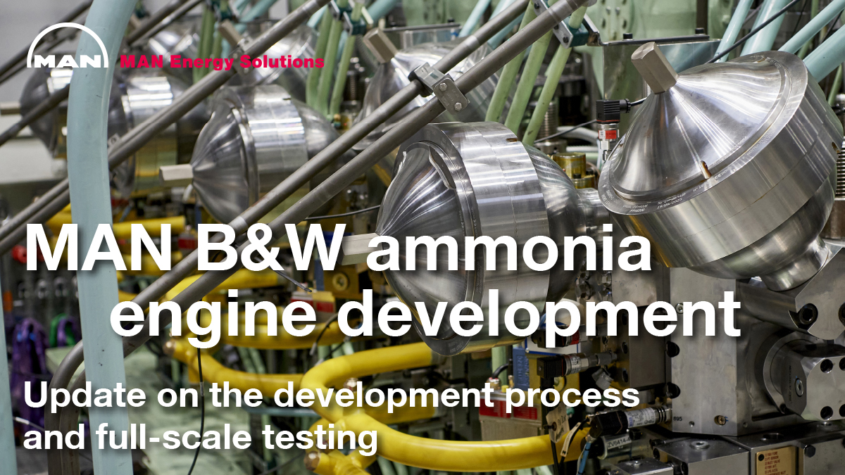 Update on MAN B&W ammonia engine development