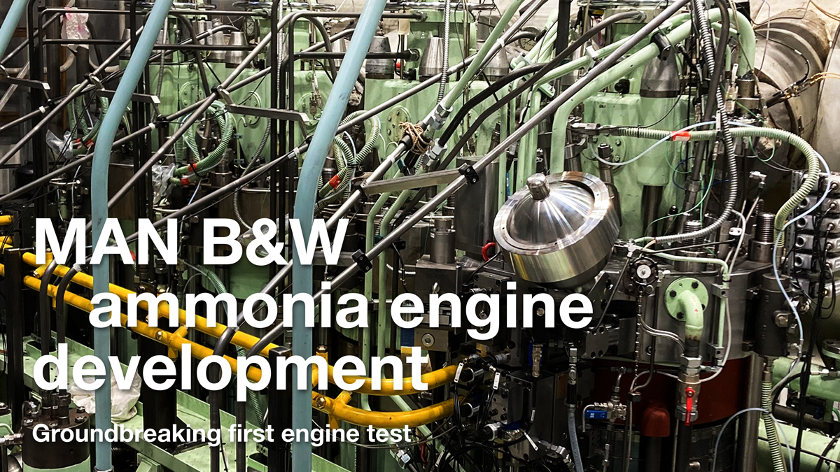 MAN B&W ammonia engine development