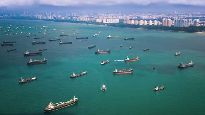 Singapore harbor Singapore harbor