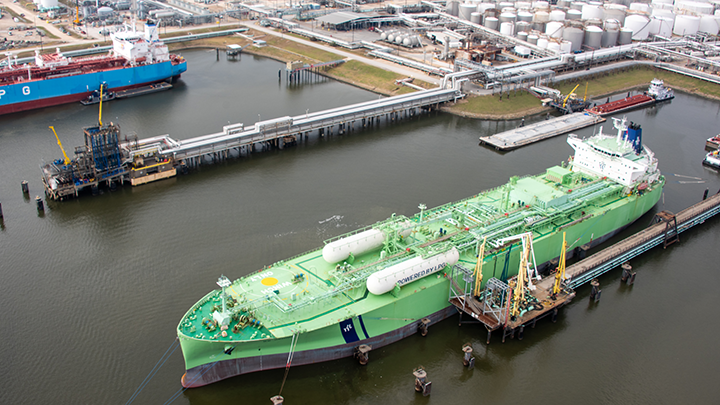 BW Gemini at Enterprise Terminal in Houston, Texas