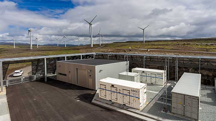 the Faroe Island hybrid energy system installed on the Faroe Island