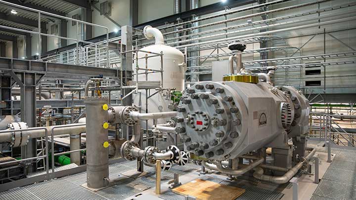 MAN Energy Solutions heat pump compressor, Esbjerg, Denmark