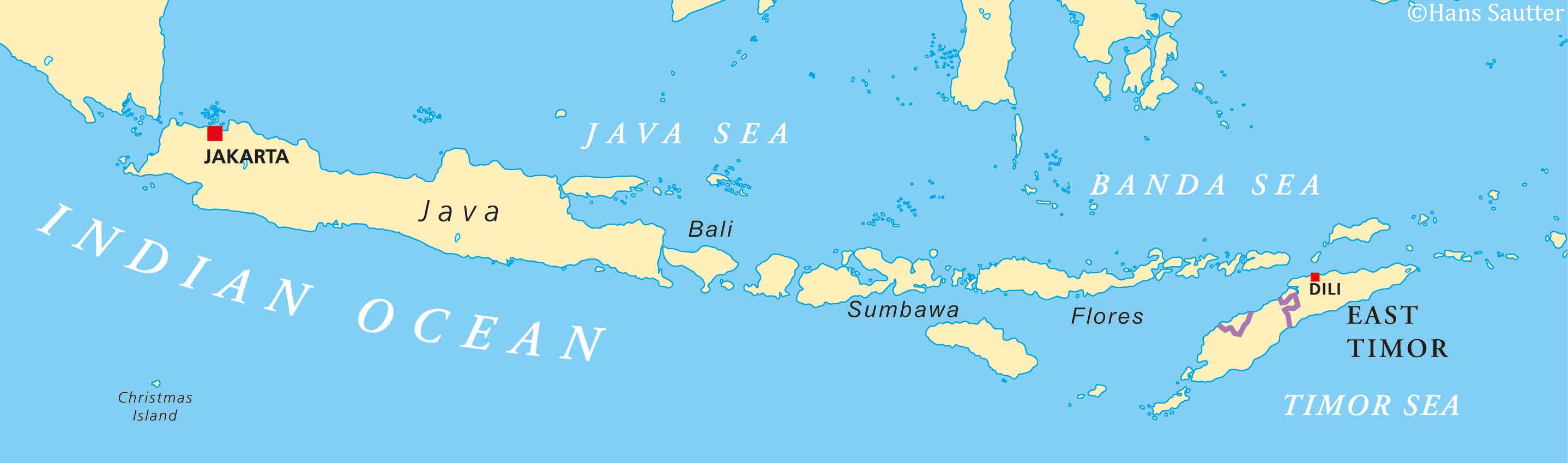 Map-of-Sumbawa-and-Flores-islands,-Indonesia