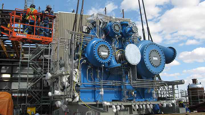 MAN compressor for carbon capture