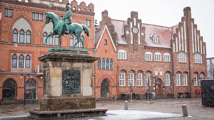 Seaport town of Esbjerg, Denmark