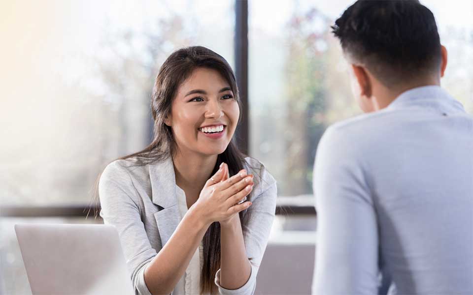 CTA-process-industry A person talking to someone