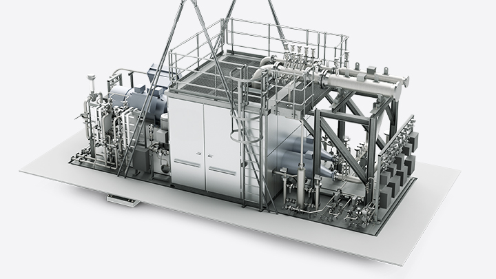 Screw Compressor Rendering Compresor De Gas Alternativo Automobile Gas Filling Stations